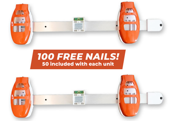 100 free nails! 50 included with each unit